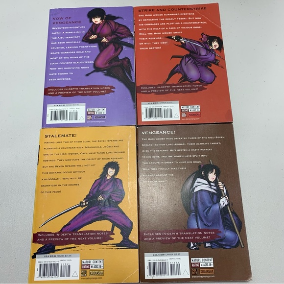 9 Japanese Comic /Anime-Naruto,FullMetal Alchemist,Drifter,Yagyu Ninja Scrolls - Picture 10 of 15